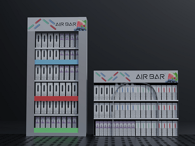 Air Bar Stands 3D 3d industrial design