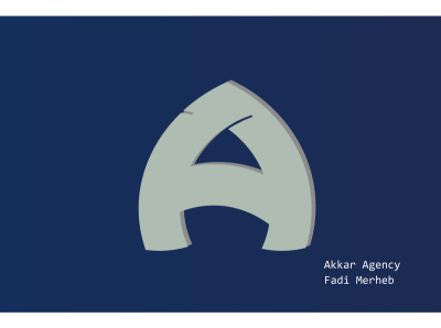 Akkar Agency Logo akkar branding design fadi icon illustration lebanon logo merheb typography vector