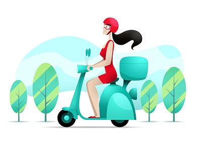 The Delivery art artwork character creative design designer dribbble graphic design illustration vector