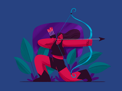 Archer art artist artwork character creative daily design designer graphic illustration