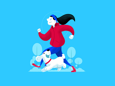 jogging art artist artwork character creative design designer dribbble graphic design illustration