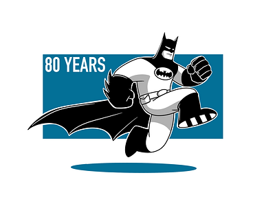 80years of batman art artist artwork character creative daily design designer graphic design illustration