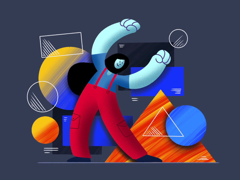 The Shapes by Ganesh Gags on Dribbble