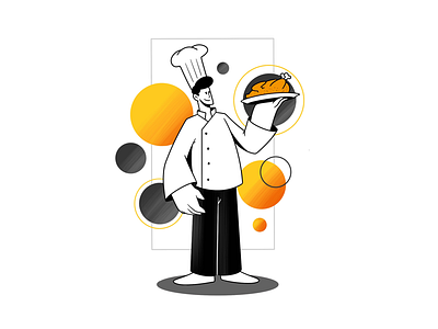 The Chef art artist artwork character creative daily design designer graphic illustration