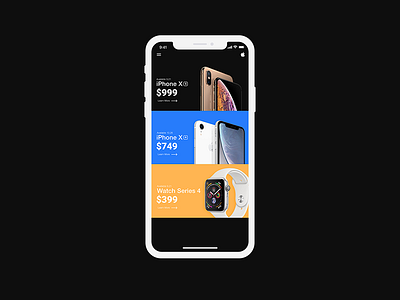 Apple 2018 Ui app app design app ui apple design iphone xr iphone xs page ui ux web webdesign website