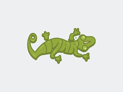 Lizard animal design graphic design illustration lettering lizard type typography vector vehinu