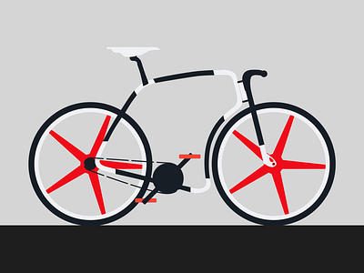 Bike bike everyday everydays illustration