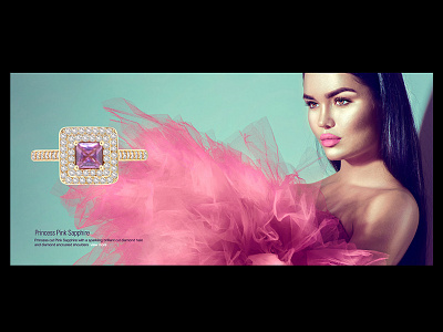 Banner Design - Pink Sapphire banner banner design