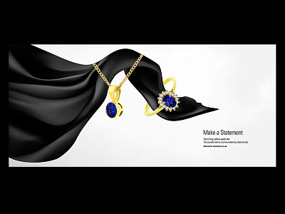 Banner and Social Media Design - Make A Statement banner banner design jewellery social media