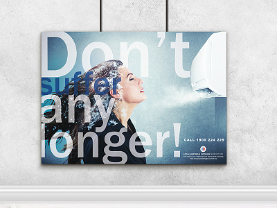 Poster Design - Split System Airconditioner airconditioner poster poster design