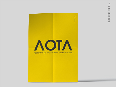 Option 2: Logo Design - AOTA, France logo logo design