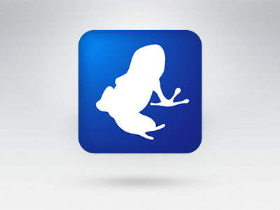Vuze app icon app frog icon illustration silhouette simple torrent