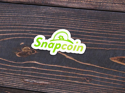 Snapcoin Sticker Mockup