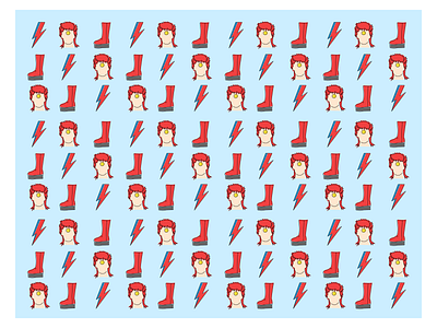 Bowie Icons Pattern