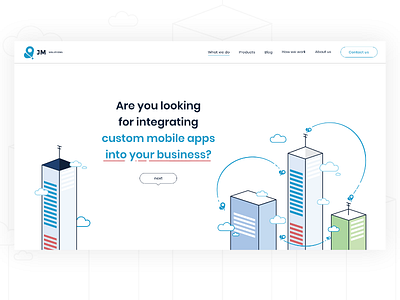 jouret mobile solutions illustration subpage ui webdesign website