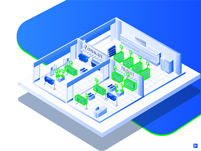 Retail adobe ai annotation art datalabeling design dribbble graphicdesign illustration illustrator isometric playment retail shopping sketch vector vector artwork web