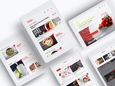Baker's Spatula | Restaurant App bakers design food ipad mobile order sketch spatula ui ux