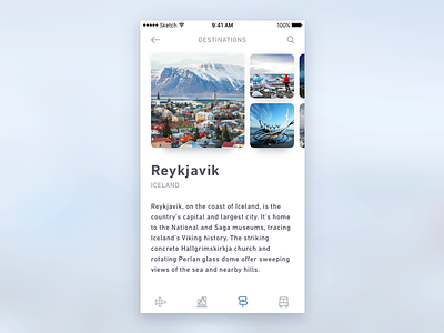 Daily UI #003 concept dailyui ios iphone mobile travel