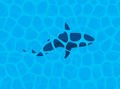 High Tide blue debut design drawing editorial fish graphic graphic design graphicdesign illustration illustrations illustrator ocean predator procreate sea shark swim vector water