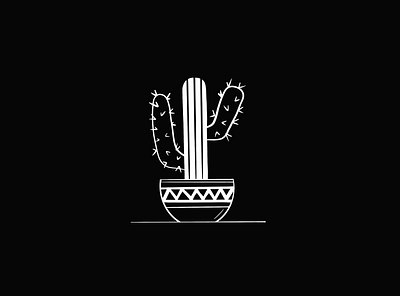 Plants of the World: Saguaro Cactus black and white blackandwhite debut dribbble illustration illustration art illustrations illustrator lineart mexican mexico nature outdoors pattern plant plants procreate vector white