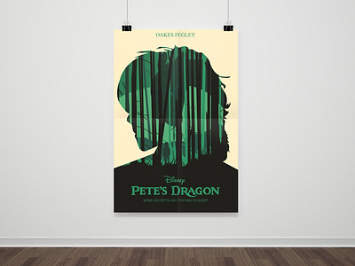 Disney Pete's Dragon - Poster Illustration artist artwork creative drawing forrest graphic illustration nature poster typography vector wild