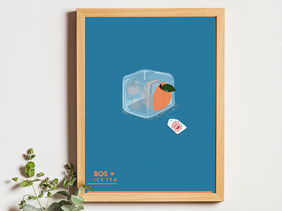 BOS ICE TEA - Poster Illustration