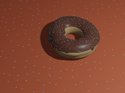 Donut - Done with Blender 3D 2020 3d 3d art 3d artist blender blender3d design dribbble illustration new year