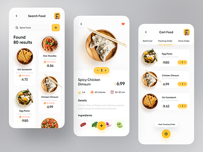 Food Delivery App by Sajon for Fireart Studio on Dribbble