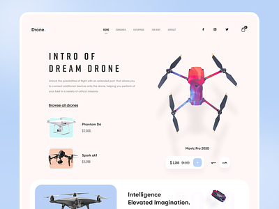 Web Header - Drone