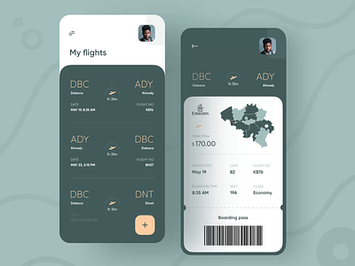 Micro-interaction Emirates Airlines after effects airline airline app airline system airlines animation app interaction boarding pass boardingpass booking flight flight app flight booking flight search interaction design micro interaction minimal plane ticket ticket app ticket booking