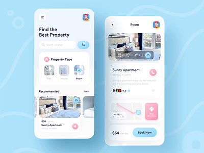 AR Experience Home Rent 📱 after effects animated animation augmented augmented reality augmentedreality homerent rent rental app ui ux