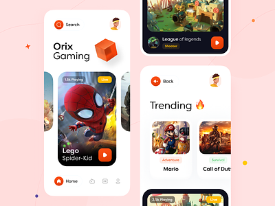 Online Gaming App designs, themes, templates and downloadable graphic  elements on Dribbble