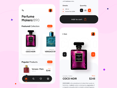 Product App app app ui application design ios mobile mobile app mobile app design mobile design mobile ui orix perfume popular product sajon ui uiux ux uxui