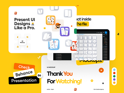 Behance Presentation UI Mockup behance behance project design kit mockup mockup design mockup template mockups orix presentation sajon ui uimockup uiux ux