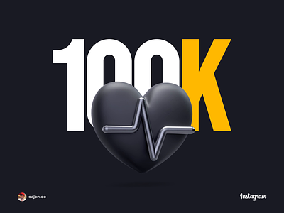 100k IG 100k 100k followers 100k milestone product designer sajon ui designer ux designer visual designer