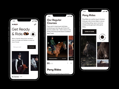 Horsey Website - Mobile Responsive