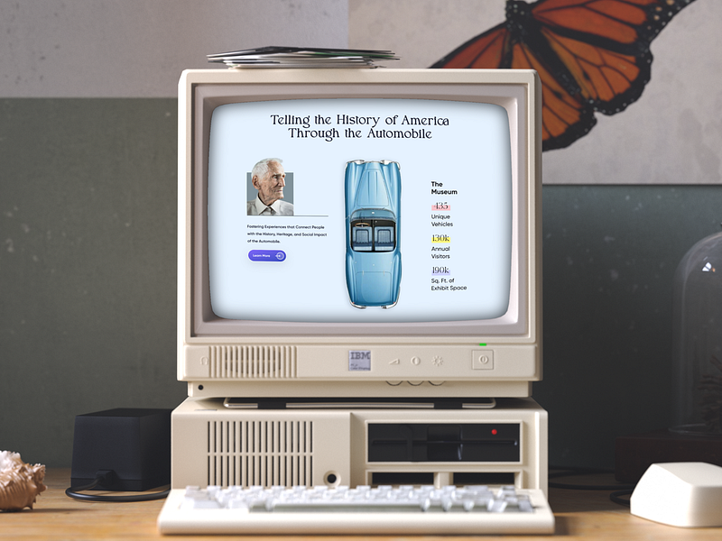 Car Museum site by Sajon on Dribbble