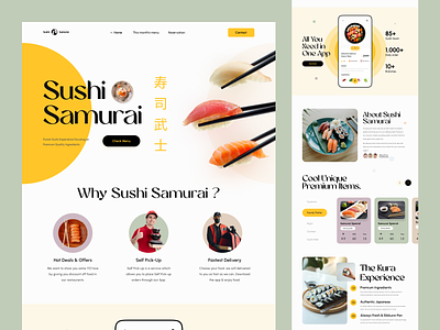 Sushi Samurai Website