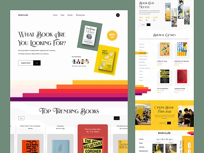 Bookstore Website book online store book shop book store books bookshelf classy colors desktop dribbble2022 e book ebook ecommerce library minimal online book orix reading sajon typography website