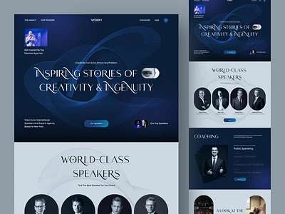 Speakers Associates Website clean conference design dribbble2022 event experts forum homepage landing page layout masters meeting orix platform sajon seminar speech typography web workshop