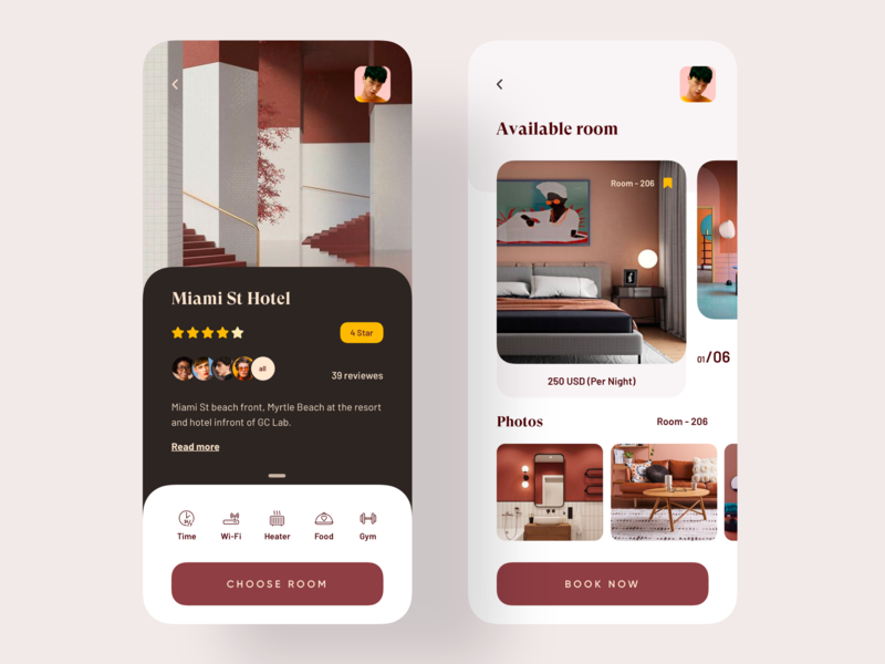 Hotel Booking App by Sajon for Ofspace Team on Dribbble