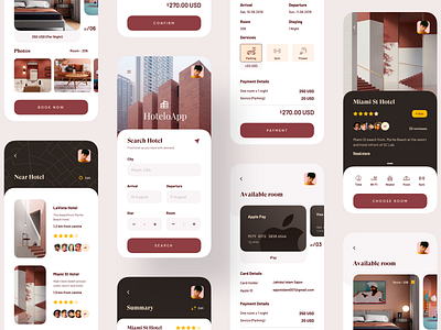 Hotel Booking App By Sajon For Ofspace Ux Ui On Dribbble