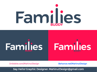 Families Buddy Branding Logo brand identity branding graphic design logo design
