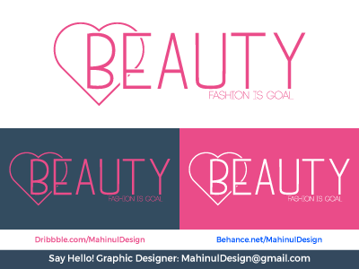 Beauty (Beauty Shop) Logo Design beauty beauty shop beauty shop logo brand identity branding design logo logo design