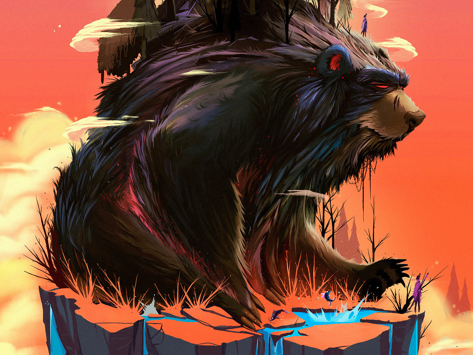 Bear Mountain by Thiago Neumann on Dribbble