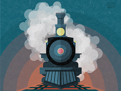 Steam Engine. illustration steam engine texture train