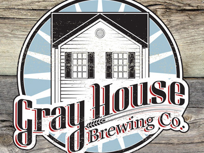 Gray House Brewing Co. branding brewery logo