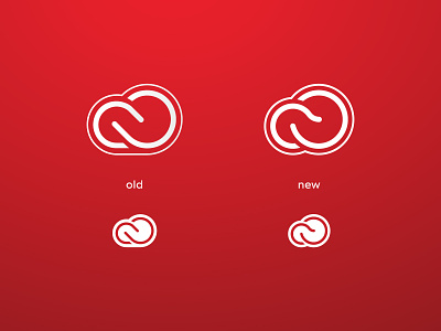 Creative cloud logo concept adobe concept logo redesign