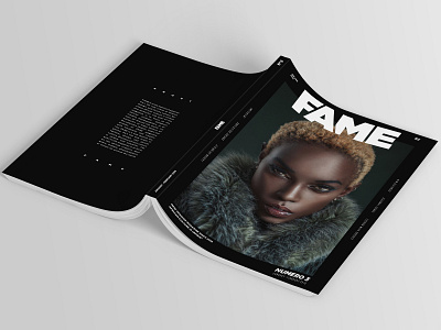 FAME MAGAZINE #3 artdirection cover cover design editorial fashion magazine