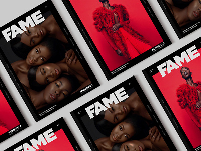 FAME MAGAZINE - covers part 2 artdirection cover editorial editorial design fashion graphicdesign magazine